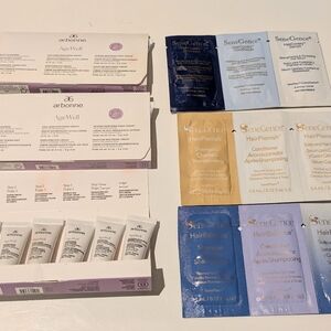 Arbonne AgeWell & SeneGence Hair Set Samples, Perfect for Travel
